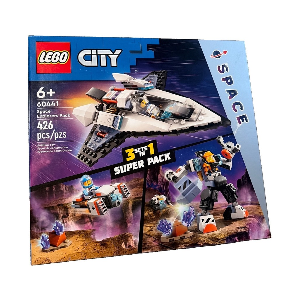 LEGO CITY 60441 SPACE Explorers 3 In 1 Super Pack New In Box 2024